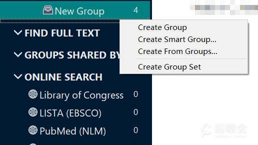 更加复杂的分组-EndNote教程-科研专栏-医咖会